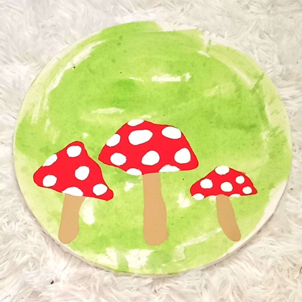 Mushrooms painting